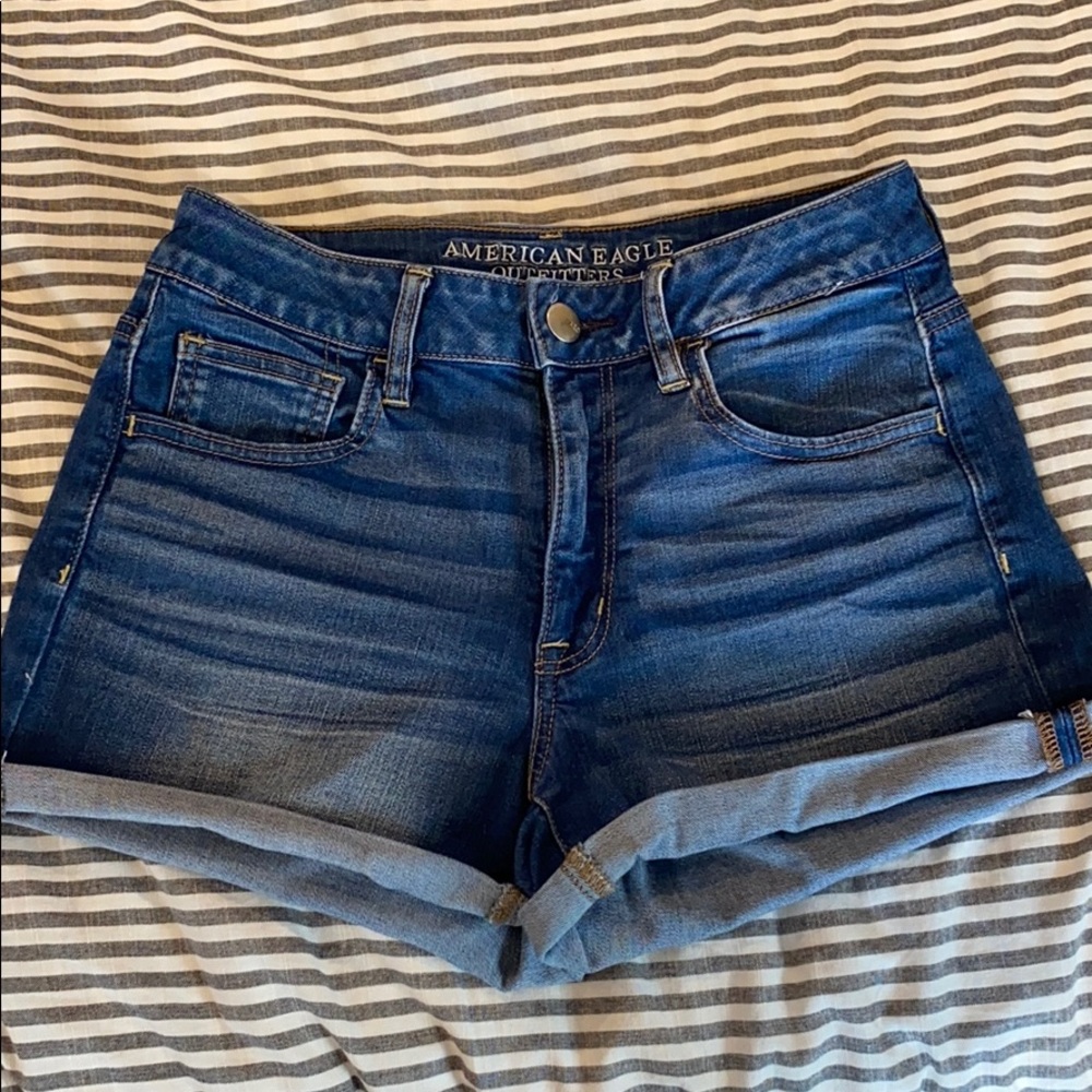 American Eagle High-Rise Shortie Shorts
